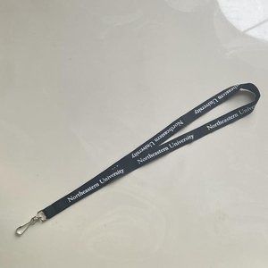 Northeastern University Lanyard Black